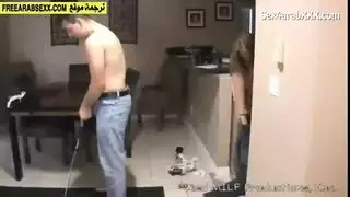 لديه القليل من البوق الذي يركب صاحب الديك جيدا رهيبة العربية الإباحية